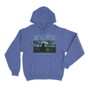 Empty Space Unisex Hoodie Blue