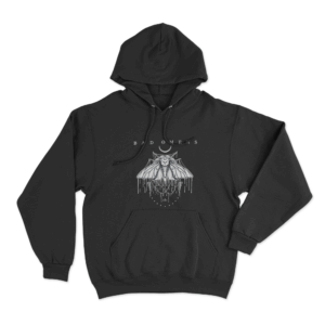 Moon Moth Omens Unisex Hoodie Black