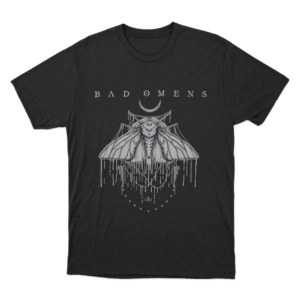 Moon Moth Omens Unisex T Shirt Black