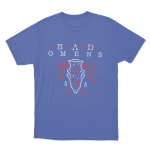 Ram Skull Omens Unisex T Shirt Blue